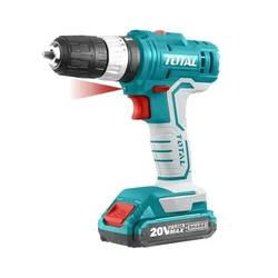 Total 20V 10 mm Lithium-Ion Cordless Impact Drill With Battery, Charger & Accessories (TIDLI20012)