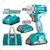 Total 1/2" 20V Cordless Impact Wrench With Battery, Charger & Accessories (TIWLI2001)