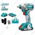 Total 1/2" 20V Cordless Impact Wrench With Battery, Charger & Accessories (TIWLI2001)