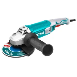 Total 230mm (9") 2200 Watt Angle Grinder With Auxiliary Handle, 6600 RPM (TG12223026)