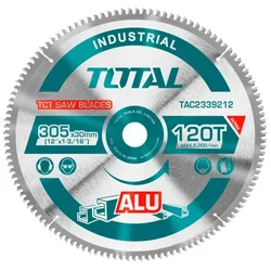 Total 305 mm 120 Teeth TCT Saw Blade For Aluminum (TAC2339212)