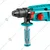 Total 26 mm 800 Watt Rotary Hammer with Drill Bits, Chisel & Keyless Quick-Change Chuck, 1100 RPM (TH308268-2)