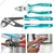 Total 4 Pcs Cr-V Pliers Set (THKTV02P041)
