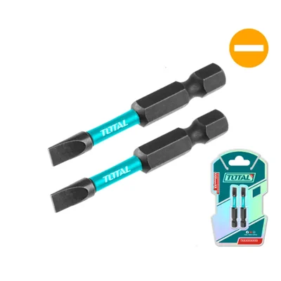 Total 50mm, SL6*1.0mm Impact Screwdriver Bit (TACIM71SL650) - Pack of 5