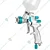 Total 600ml, 1.3mm HVLP Gravity Type Air Paint Spray Gun (TAT10605)