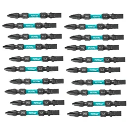 Total 65mm PH2+SL6 Impact Screwdriver Bits (TACIM72HL665) -  Pack of 10