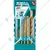 Total 6 Pcs 2, 3, 4, 5, 6 & 8 mm HSS Twist Metal Drill Bits Set (TACSD0065) Pack of 3