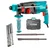 Total 28 mm Rotary Hammer Drill Machine 950 Watt with Accessories, 1050 RPM (TH309288)