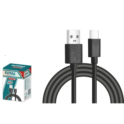 Total USB Type-A to Type-C Cable (TIUCC01)- Pack Of 10