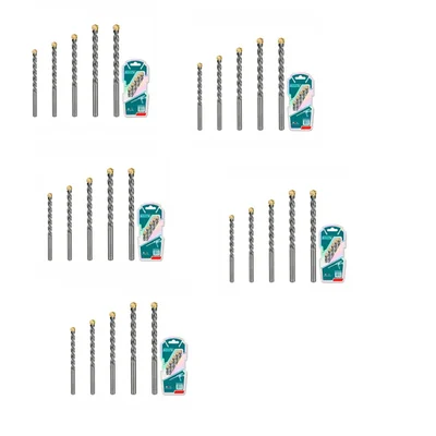 Total Masonry Drill Bit Set (TACSD5055) - Pack of 5