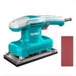 Total 90x180mm (3-1/2"x7") 320 Watt Aluminum Base Electric Sander With Sand Papers & Accessories, 14000 RPM (TF1301836)