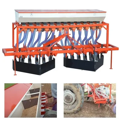 12 Tyne 24 Pipe Seed & Fertilizer Drill for Tractor 35 HP Onwards