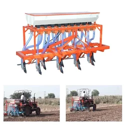 9 Tyne 18 Pipe Seed & Fertilizer Drill for Tractor 35 HP Onwards