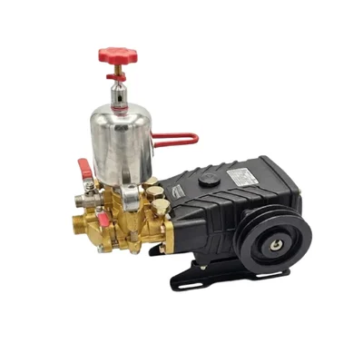 Veto (CV-S100) Power Sprayer Pump with 4-Inch Pulley with 3-Piston 60-80 LPM Suction and 15-35 kgf/cm² High Pressure
