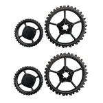 Dollss Soild Narrow Tractor Wheel Set - 650*80 mm Front & 970*100 mm Back for Boom Sprayer & Farming