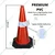 SENSE SAFETY Lightweight Traffic Cone with Reflective Bands -Perfect for Social Distancing and Road Management-Pack of 3