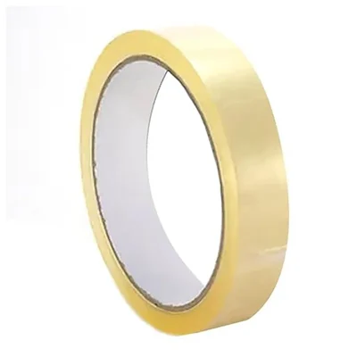 HORECA 12 Pcs, 1/2 Inch 40 mtr 36 micron Transparent BOPP Tape for Light Duty Box Sealing and Office Use