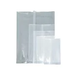 100Pcs, 5x7 Inch Top Transparent Center Sealed Pouch for Dry Fruits, Tea/Coffee Powder, Spices