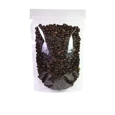 50gm, 10cm x 13.5cm Transparent Clear Pouch With Ziplock for Dry Fruits, Seeds, Herbs Packaging(Pack-100 pcs)