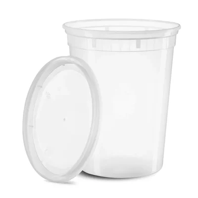 1000ml Transparent Takeout Food Containers, Reusable Microwave & Freezer Safe Clear Leakproof Meal Box for Food Delivery(Pack-50 pcs)