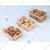 1500 Pcs, 500ml PET Hinged Transparent Container for Snacks, Cookies Packaging