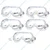 Super Safety Anti-Fog Transparent Laboratory Safety Goggles(Pack-1 Pcs)
