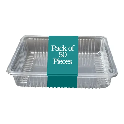 140x190x32mm Transparent Plastic Containers(Pack-50 Pcs )