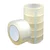 Premium Quality Transparent Shipping Packaging Tape, (Pack of 6)