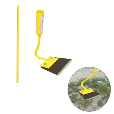 Trapezoid Hoe of 5 inch Blade with Handle for Removing Weeds