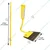 Trapezoid Hoe of 5 inch Blade with Handle for Removing Weeds
