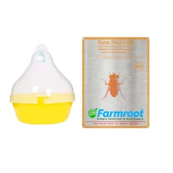 FARMROOT Maxplus Trap with Fruit Fly Insect Lure(Pack-5 Pieces)