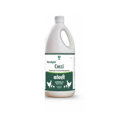 Varahvet Cocci Liquid, Herbal Anti-Coccidial & Intestinal Integrity Booster for Poultry & Livestock(Quantity-100 ml)