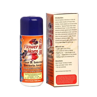 Ocean Free FH2 Ulcer & Internal Bacteria Away 150 ml Treatment 