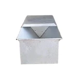 Aluminium 6 X 8 X 5 Inch V- Shape Triangle Bread Mould for Bakery Use