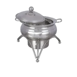 Premium SS 6 Litres Triangle Chafing Dish