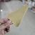 Pack of 100 Pcs Triangle Shape Golden Card Board Pastry Base