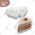 1200pcs Transparent Triangular Hinged Pastry Packaging Container