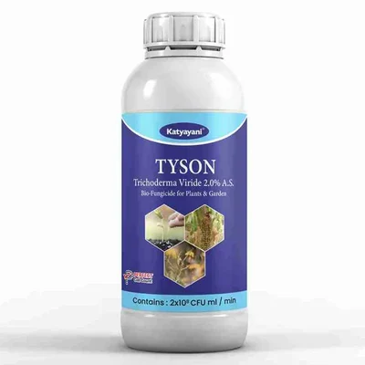 Katyayani Tyson Trichoderma viride Bio fungicide Liquid for Vegetable crops, fruit crops, field crops, pulses etc.(Quantity-1 liters)