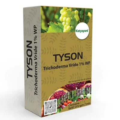 Katyayani Tyson 1% WP Trichoderma Viride Bio Fungicide Powder for Vegetable Crops, Fruit crops, Field crops, Pulses etc.(Quantity-5 kg)