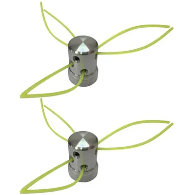 Heavy Duty Aluminum Trimmer Head For Brush Cutter With 6 Holes For Grass Trimming(Quantity-2 Pieces)