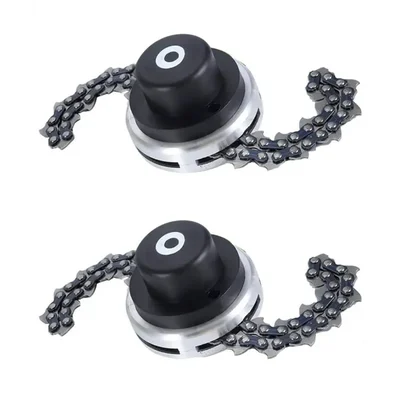 Heavy Duty Chain Trimmer Head Attachment for All types of Petrol Brush Cutter(Quantity-2 Pieces)