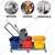 Heavy Duty 60 Liters Triple Bucket Mop Wringer Trolley