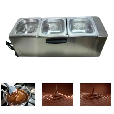Akasa CM 15 TRPL Triple Container Chocolate Melter, 400W