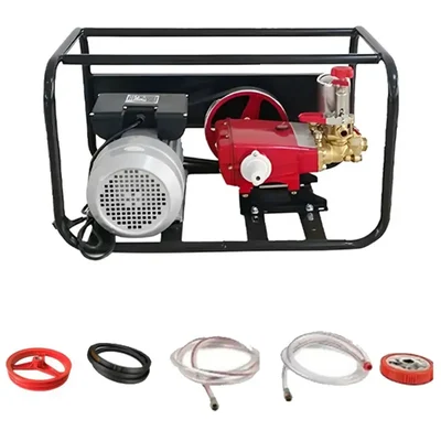 Greenleaf Heavy Duty Triple Piston HTP 22 Pump Set with 2 HP Motor