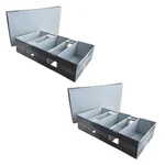 Aluminum 4 x 10 x 4 Inch Triple Bread Mould With Dhakkan Lid and 500 gm Capacity