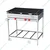 Premium Quality Gas Operated 18 x 36 inch, 3 Burner Dosa Bhatti, 10 mm Thick Tawa