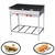 Premium Quality Gas Operated 18 x 36 inch, 3 Burner Dosa Bhatti, 10 mm Thick Tawa
