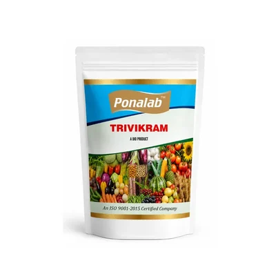 Trivikrama Powder 5 kg Bio-Fungicide (1×10⁸ CFU/g) for Soil Borne Fungal Disease Control & Root Development in All Crops