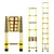 TROLIFT (GALT-FRP40) 4 meter/13 feet 10 Steps Fiberglass Telescopic Ladder, 150 kg Load Capacity