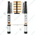 TROLIFT 10.5 Feet (3.2 meter) 11 Steps Aluminium Telescopic Ladder, 150 kg Load Caapcity